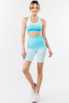 Ombre Seamless Biker Short Set - KOKOTETE