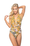 ONE PIECE SUNSHINE FLORAL PRINT SWIMSUIT - KOKOTETE