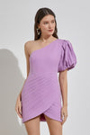 One Shoulder Ruffle Dress - KOKOTETE