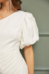 One Shoulder Ruffle Dress - KOKOTETE