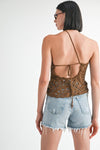 ONE SHOULDER STRAP CROCHET TOP - KOKOTETE