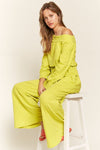 ONE SHOULDER TERRY JUMPSUIT - KOKOTETE