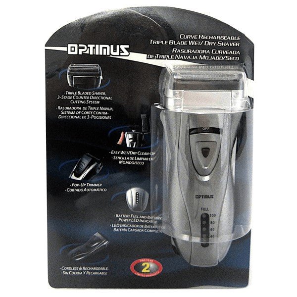 Optimus Cordless Rechargeable LED Shaver - KOKOTETE