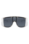Oversize Square Fashion Shield Visor Sunglasses - KOKOTETE