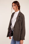 Oversized Solid Blazer - KOKOTETE