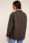 Oversized Solid Blazer - KOKOTETE