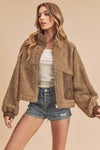 Penny Vegan Sherpa Jacket - KOKOTETE