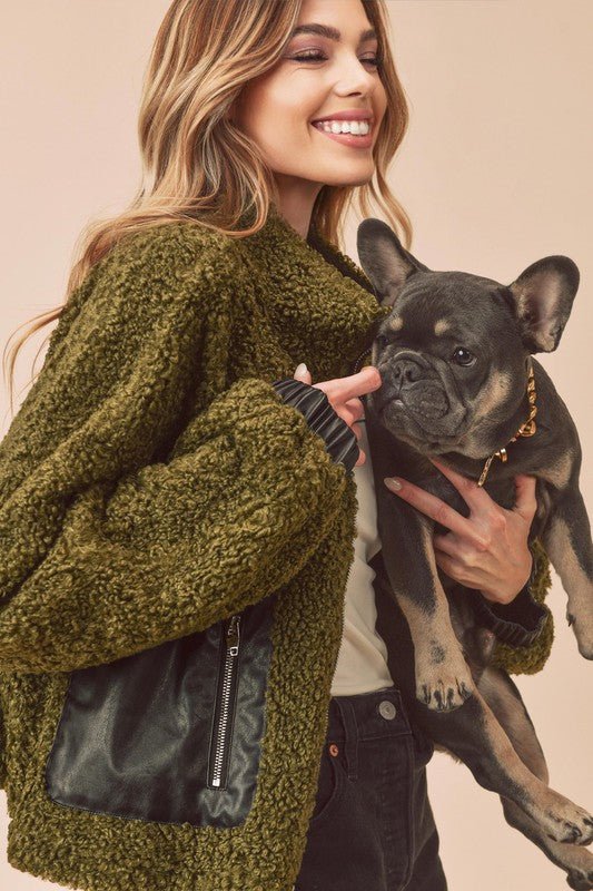 Penny Vegan Sherpa Jacket - KOKOTETE