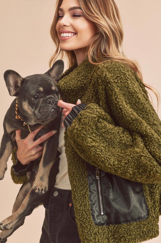 Penny Vegan Sherpa Jacket - KOKOTETE