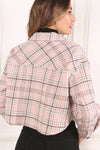 Plaid crop jacket - KOKOTETE