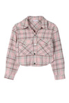 Plaid crop jacket - KOKOTETE