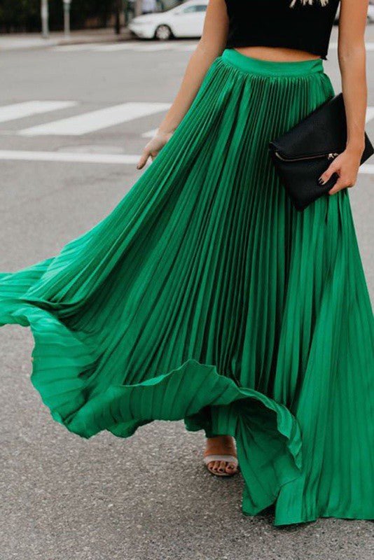 Pleated maxi skirt - KOKOTETE