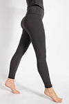 Rib Brushed Hi Waist Full Yoga Pants - KOKOTETE