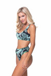 RIBBED ELASTIC BAND BIKINI SET - KOKOTETE