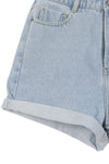 Roll up denim shorts - KOKOTETE