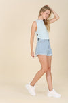 Roll up denim shorts - KOKOTETE