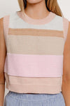 Round Neck Sweater Vest - KOKOTETE