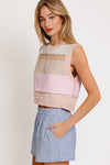 Round Neck Sweater Vest - KOKOTETE