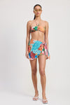 RUCHED BRALETTE WITH NECK TIE - KOKOTETE