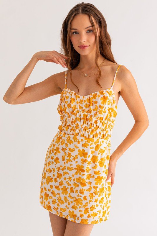 Ruched Mini Dress - KOKOTETE