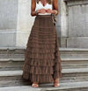 Ruffled Maxi Skirt - KOKOTETE