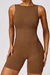 Seamless cut - out tight - fitting yoga jumpsuit - KOKOTETE