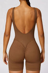 Seamless cut - out tight - fitting yoga jumpsuit - KOKOTETE