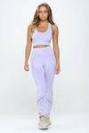 Seamless Two Piece Yoga mineral washed active set - KOKOTETE