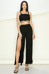 Secret Lover Crop-Top and Pants Set - KOKOTETE