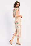 SHEER MESH MERROW SEAM MIDI DRESS - KOKOTETE