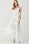 Shirred Folded Detail Maxi Dress - KOKOTETE