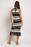 Sleeveless Crochet Effect Sweater Dress - KOKOTETE