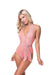 SNAKESKIN ONE PIECE TIE WAIST SWIMSUIT - KOKOTETE