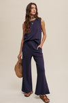 Soft Knit Tank and Sweat Pant Set - KOKOTETE