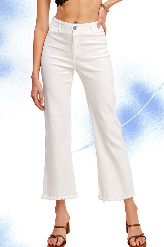 Soft Washed Stretchy High Rise Pants - KOKOTETE