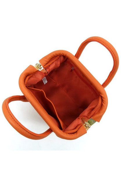 Spring Frame Doctors Satchel Crossbody Bag - KOKOTETE