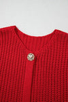 SPRING Textured Knit Buttoned Sweater Vest - KOKOTETE