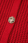 SPRING Textured Knit Buttoned Sweater Vest - KOKOTETE