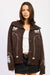 STICHED INTARSIA CARDIGAN - KOKOTETE