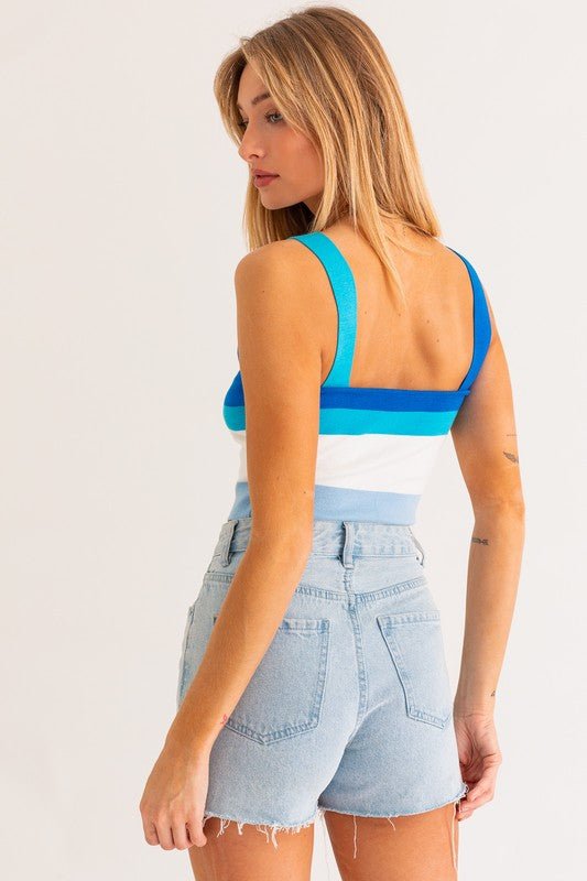 Stripe Knit Tank - KOKOTETE