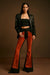Suede Bell Bottom in Copper - KOKOTETE