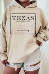 TEXAS LONE STAR STATE GRAPHIC HOODIE - KOKOTETE