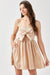 Tie Front Tube Romper Dress - KOKOTETE