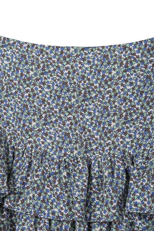 Tierd floral skirt - bottom - KOKOTETE