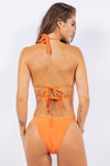 TWO PIECE DOUBLE STRAPES SEXY CUT - OUT BIKINI - KOKOTETE