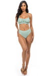 TWO - PIECE HIGH WASITED - KOKOTETE