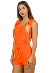 two piece swimsuit with jumpsuit coverup - KOKOTETE