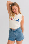 USA Knit Tank Top - KOKOTETE