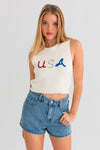 USA Knit Tank Top - KOKOTETE