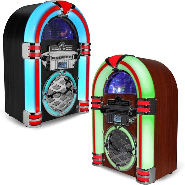 Victor Wilshire Bluetooth Jukebox w LED Lights - KOKOTETE